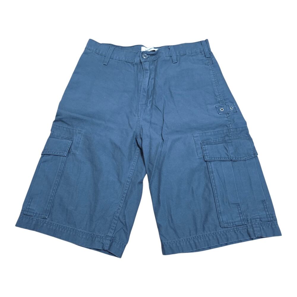 Levi’s Men’s Workwear Cargo Shorts Size 31 Dark Blue Navy Rugged Heavyweight
